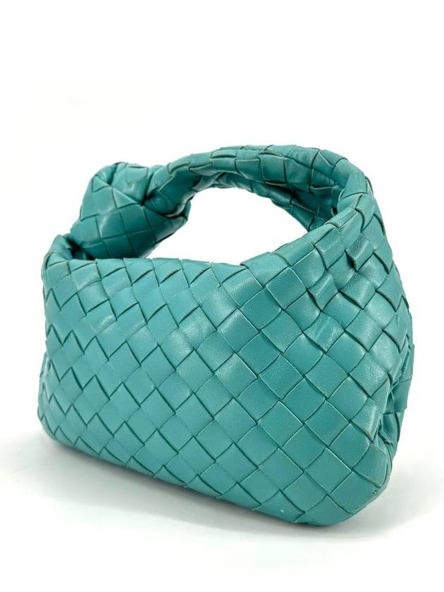 Bottega Veneta Mini Jodie Bag Tote Light Blue - BOTTEGA VENETA - BALAAN 4