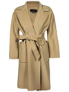 ROVO Belted Wool Coat Camel 2350160339 016 - MAX MARA - BALAAN 2