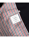 Men's Plain Weave 4 Bar Chesterfield Over Single Coat Dark Blue - THOM BROWNE - BALAAN 13