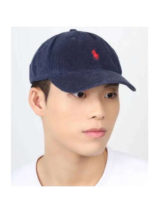 Hat Cotton Terry Pony Logo Cap 710935224001 - POLO RALPH LAUREN - BALAAN 1