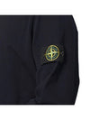 Waffen Patch Cotton Stretch Fleece Sweatshirt Navy - STONE ISLAND - BALAAN 5