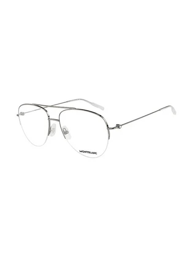 Aviator Metal Eyeglasses Ruthenium - MONTBLANC - BALAAN 4