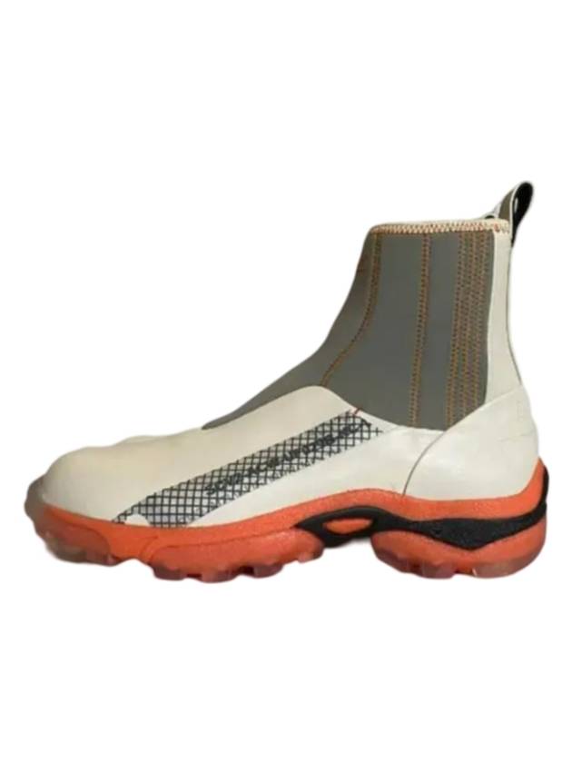 Men's NC 1 Leather Ankle Boots Light Grey Orange - A-COLD-WALL - BALAAN 1