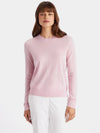 Talk Buddy To Me Crew Neck Merino Wool Knit Top Pink - G/FORE - BALAAN 3