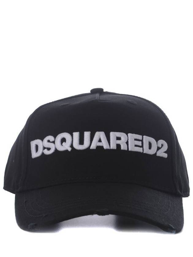 Embossed Logo Patch Ball Cap Black - DSQUARED2 - BALAAN 2