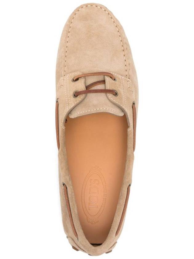 Tod'S Suede Gommino Bubble Boat Loafers Shoes - TOD'S - BALAAN 4