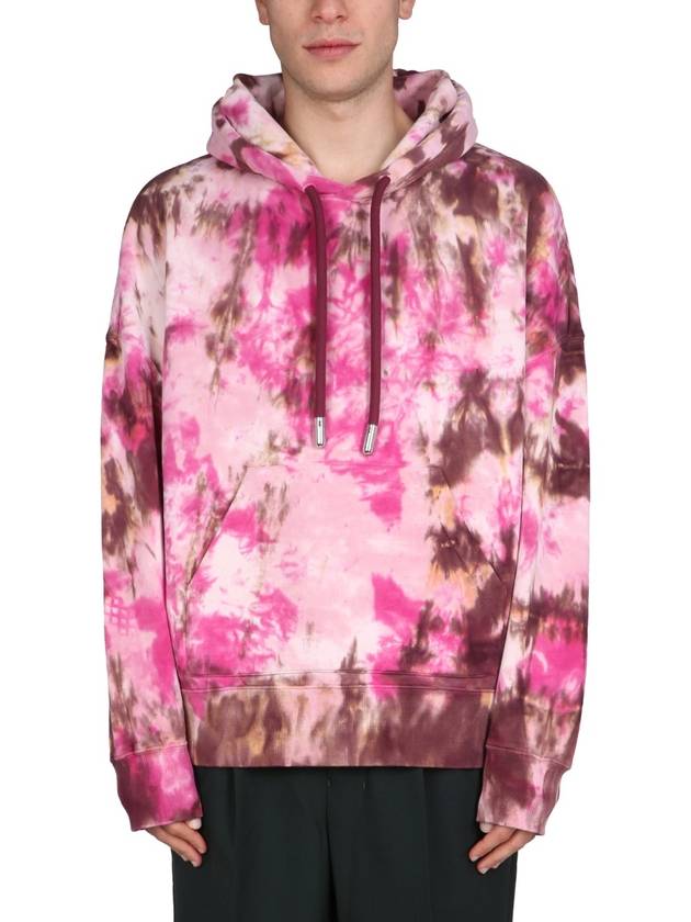 Tie Dye Hoodie Pink - AMI - BALAAN 4