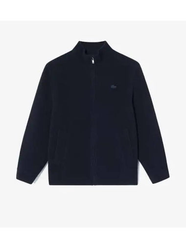 Men s high neck wool jacket dark navy - LACOSTE - BALAAN 1