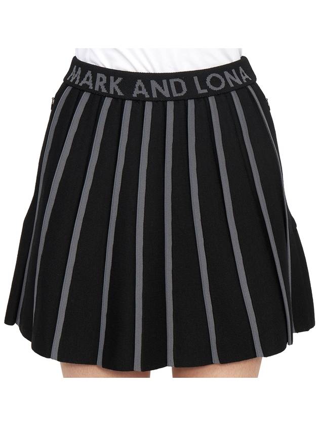 Golf Wear Women s Knit Skirt MLW 2C AE10 BLACK - MARK & LONA - BALAAN 7