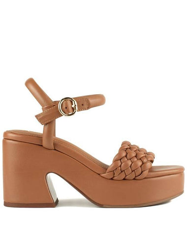 Ash Leather Platform Sandal - ASH - BALAAN 1