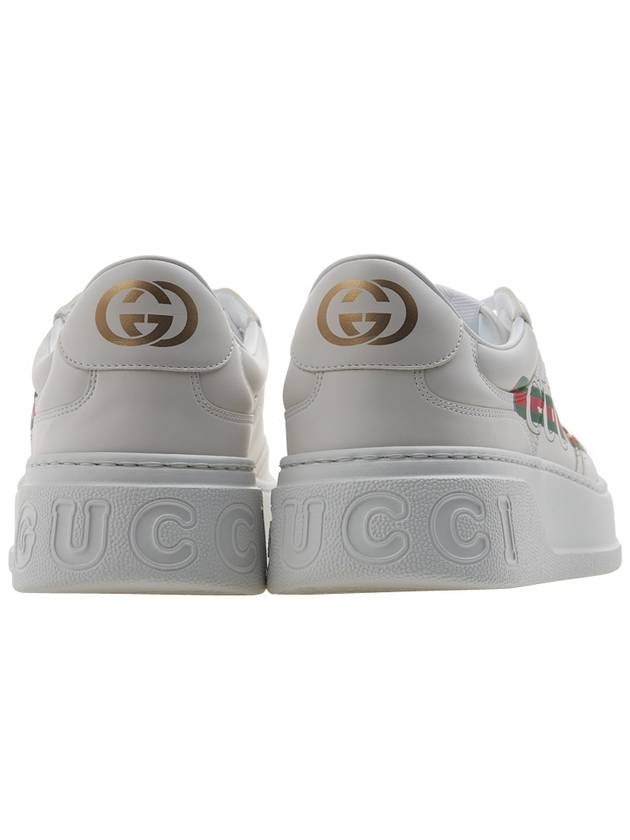 Demetra Chunky Low Top Sneakers White - GUCCI - BALAAN 5