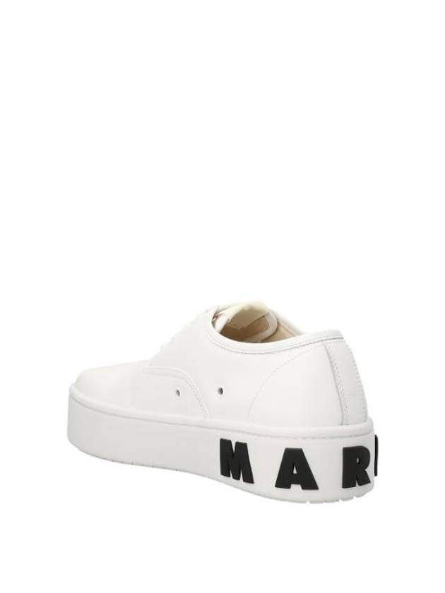 Maxi Logo Low Top Sneakers White - MARNI - BALAAN 3