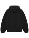 Essential Nylon Fleece Hooded Black Women - STUSSY - BALAAN 3