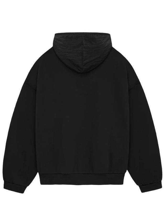 Fear of God Essentials Nylon Fleece Hooded Women Black - FEAR OF GOD ESSENTIALS - BALAAN 3