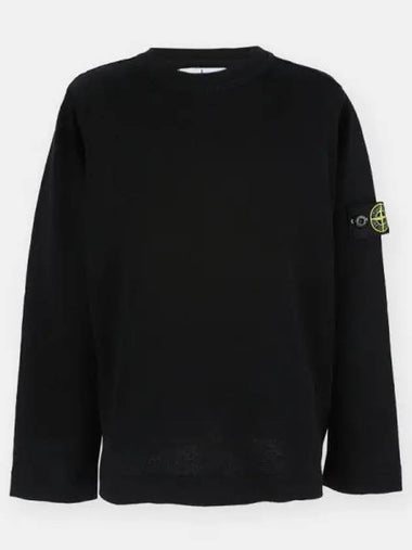 Stone Kids Wappen Cotton Knit Long Sleeve T Shirt 10 12A 7616509A2 V0029 271736 1053796 - STONE ISLAND - BALAAN 1