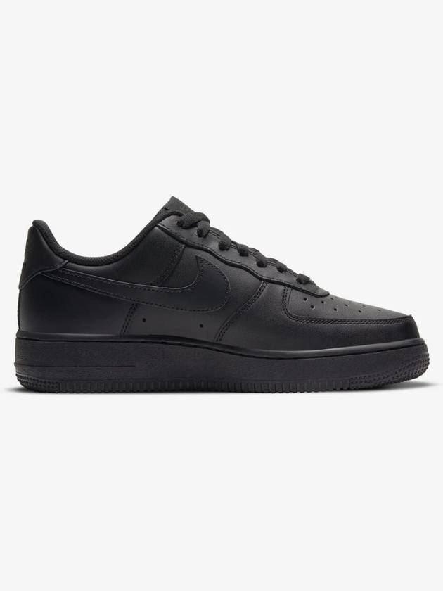 Air Force 1 07 Low Top Sneakers Triple Black - NIKE - BALAAN 4