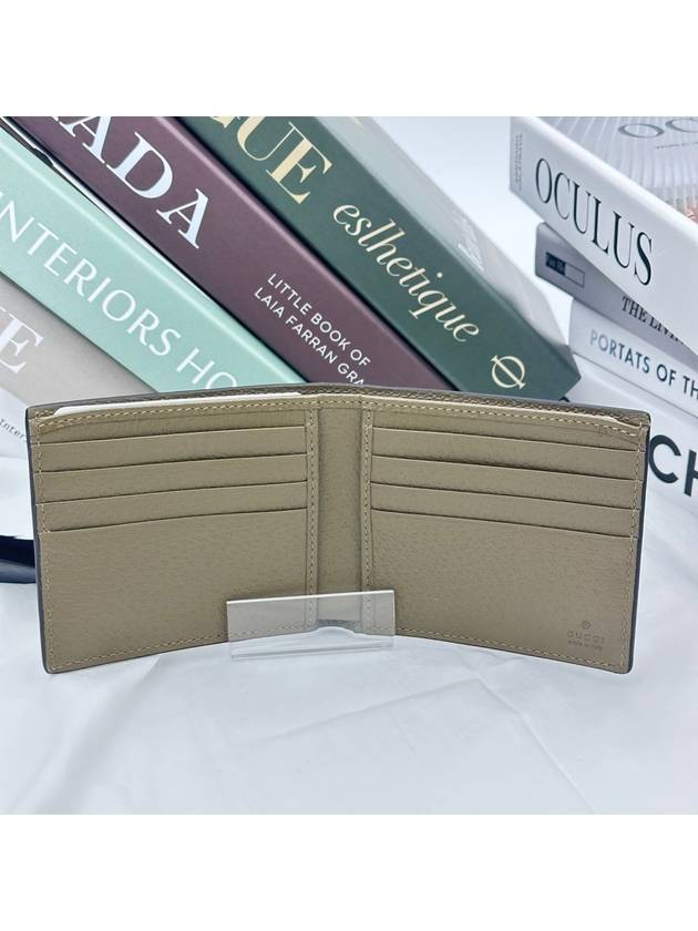 GG Marmont Leather Half Wallet Taupe - GUCCI - BALAAN 5