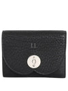 Leather Mini Half Wallet Black - BURBERRY - BALAAN 2