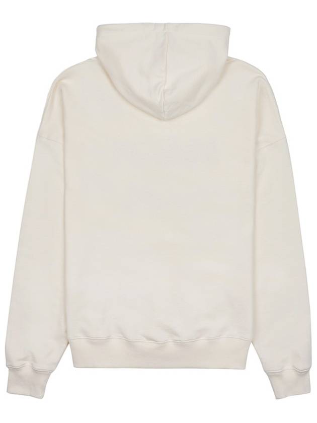 Lettering Logo Print Hoodie Ivory - MSGM - BALAAN 3