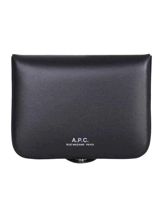 Josh Leather Coin Wallet Black - A.P.C. - BALAAN 1