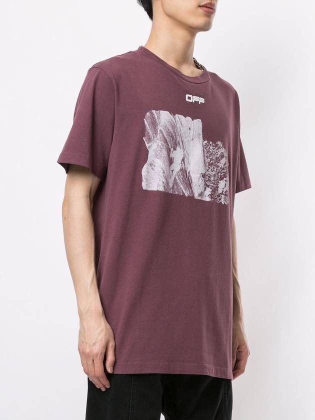 Climbing Short Sleeve T-Shirt Purple - OFF WHITE - BALAAN 5