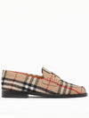 Checked Wool Loafers Archive Beige - BURBERRY - BALAAN 4