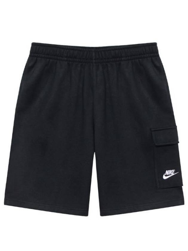 Sportswear Club Fleece Cargo Shorts Black - NIKE - BALAAN 2