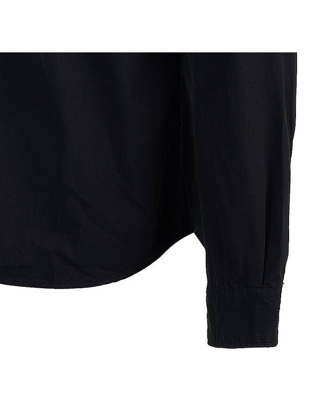 Gabardine Long Sleeve Shirt Black - CP COMPANY - BALAAN 7