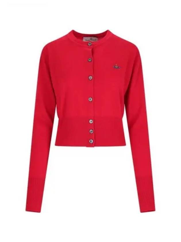 Bea Crop Cardigan Red 1803002UY0006H401 - VIVIENNE WESTWOOD - BALAAN 2