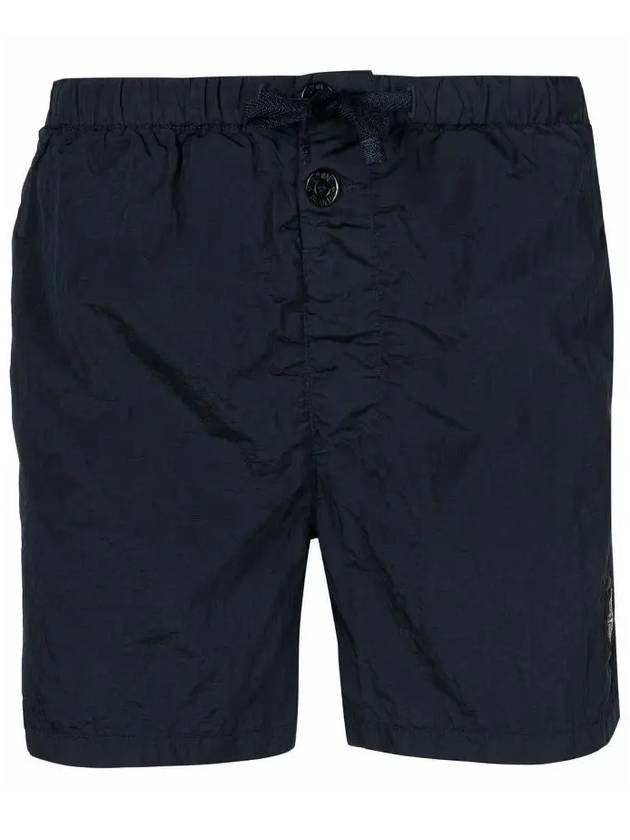 Men's Nylon Metal Swim Shorts Navy - STONE ISLAND - BALAAN 2