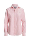 Pony Classic Fit Long Sleeve Shirt Pink - POLO RALPH LAUREN - BALAAN 2