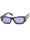 Eyewear Logo Sunglasses Havana - PRADA - BALAAN 2