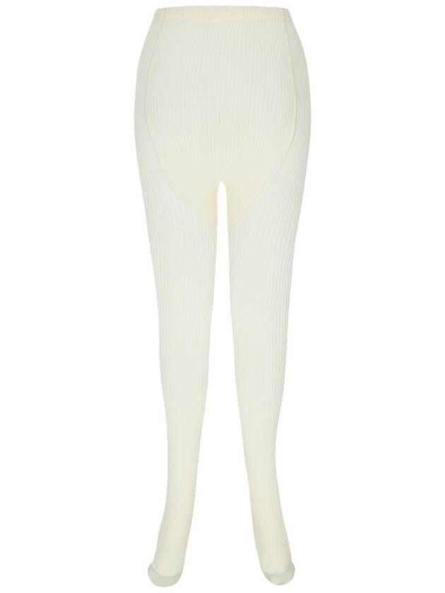 Cashmere tights ivory - BUTTONPLAY - BALAAN 2