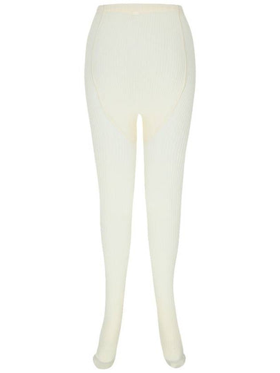 Cashmere tights ivory - BUTTONPLAY - BALAAN 2