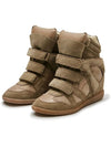 Over Basket Wedge High Top Sneakers Brown - ISABEL MARANT - BALAAN 2