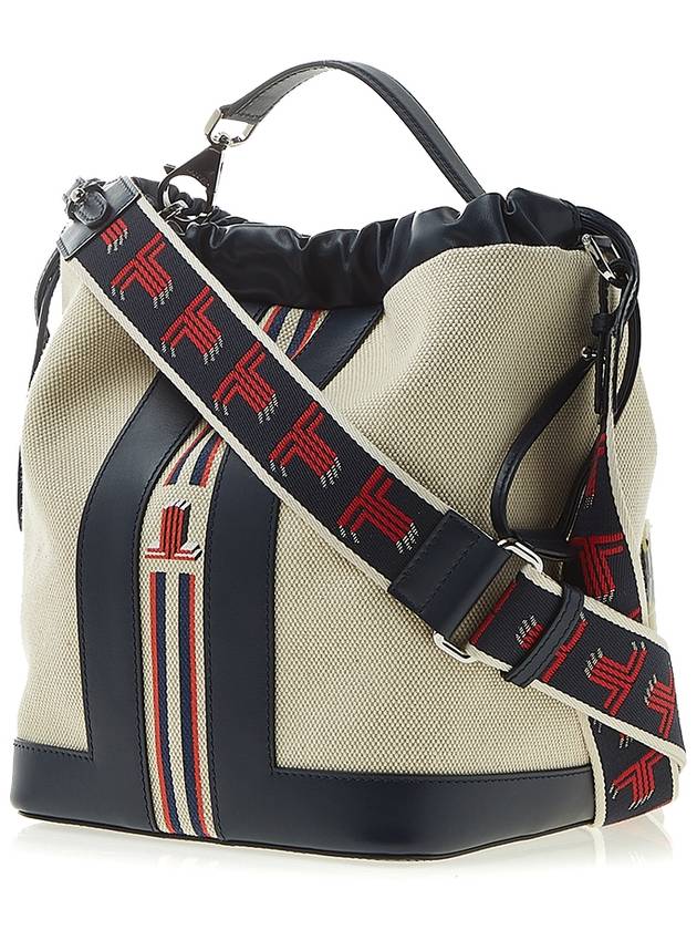 Logo Canvas Bucket Bag - LANVIN - BALAAN 3