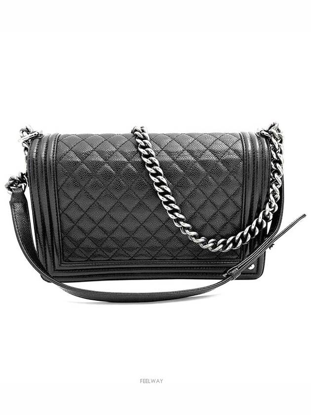 Caviar Boy Bag Large - CHANEL - BALAAN 4