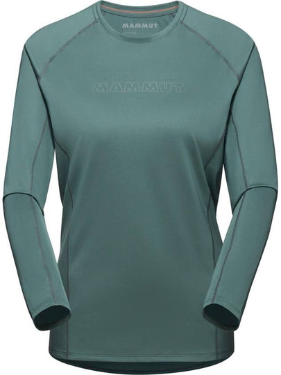 Selun FL Logo Long Sleeve T-shirt Dark Green - MAMMUT - BALAAN 2