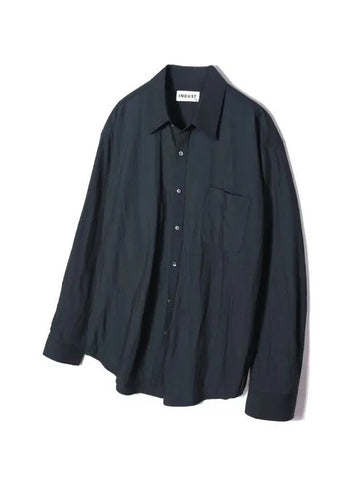 Blending Washing Soft RN Shirt Navy - INDUST - BALAAN 1