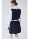 Lace Collar Windbreaker Onepiece Navy Lace Collar Windbreaker Onepiece Navy - AIMSWING+8 - BALAAN 2