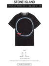 Eclipse Logo Short Sleeve T-Shirt Black - STONE ISLAND - BALAAN 3