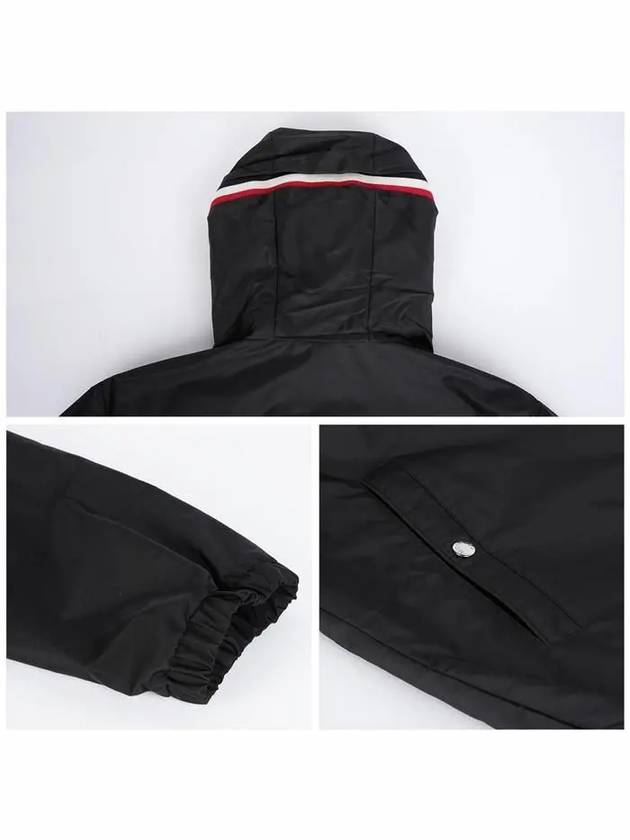 Men's Grimpeurs Hooded Windbreaker Black - MONCLER - BALAAN 7