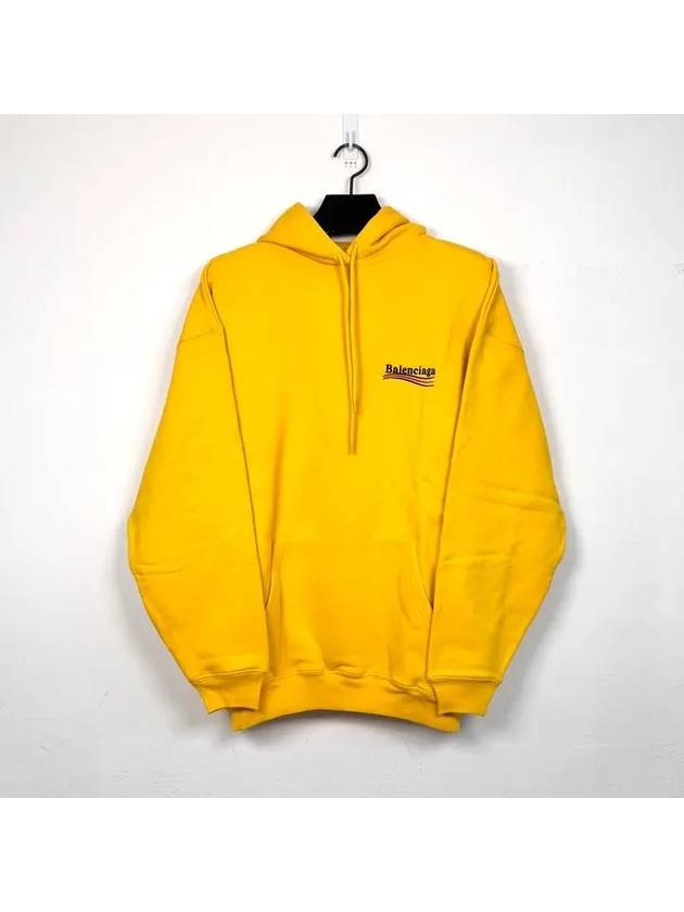 Political Campaign Medium Fit Hoodie Yellow - BALENCIAGA - BALAAN 3