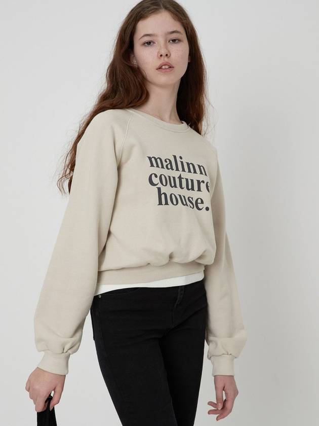 French Raglan Sweatshirt Beige - MALINN - BALAAN 2