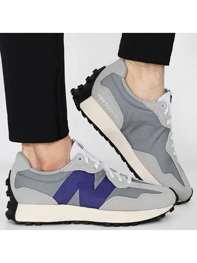 327 Low Top Sneakers Grey Purple - NEW BALANCE - BALAAN 2