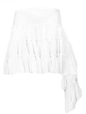 Ruffle detail silk skirt 270375 - LOEWE - BALAAN 1