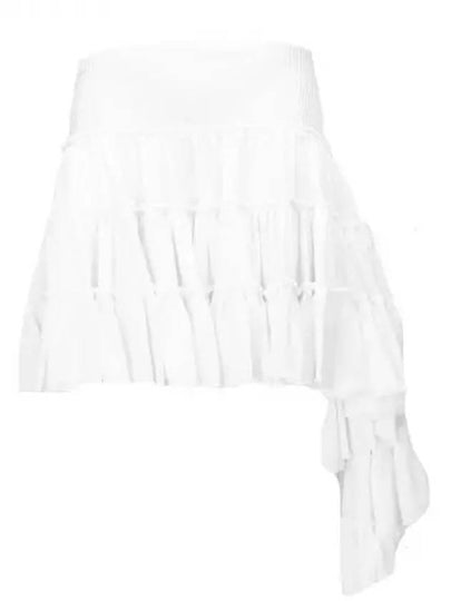 Ruffle detail silk skirt 270822 - LOEWE - BALAAN 1