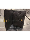 Monogram Embossed Leather Card Wallet Black - LOUIS VUITTON - BALAAN 4