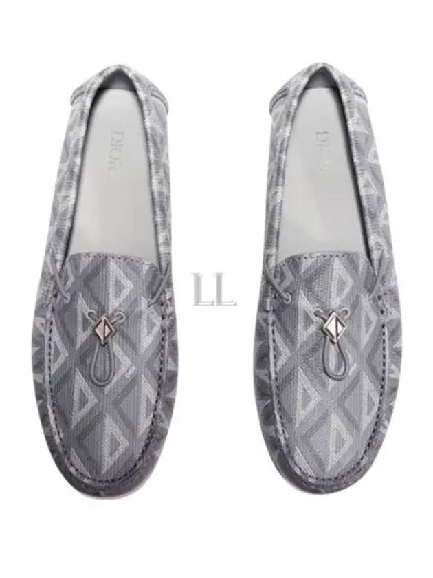 CD Diamond Drawstring Loafers Grey - DIOR - BALAAN 2