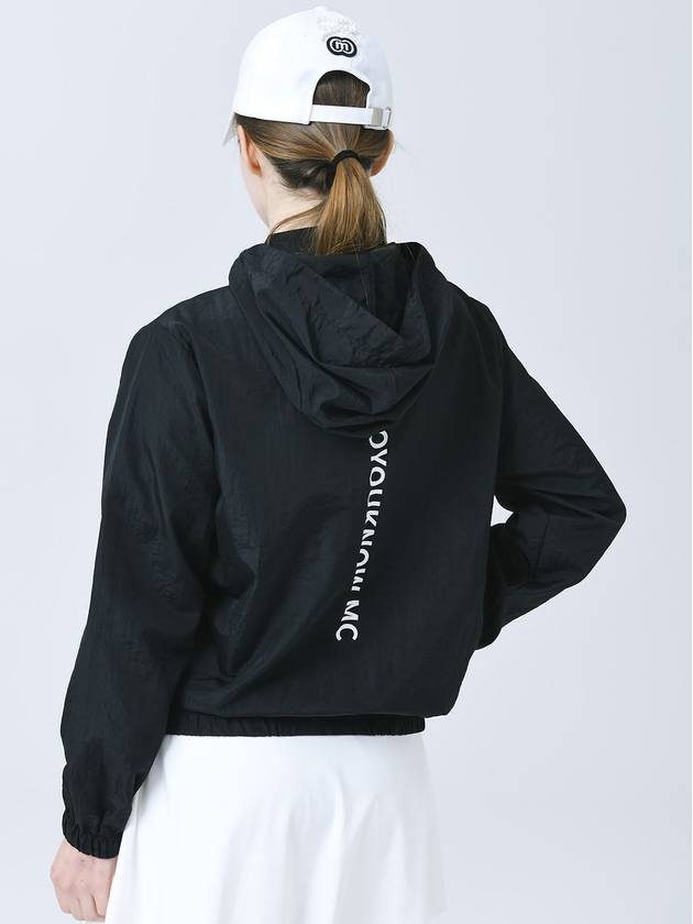 24 SS Hooded Anorak Regular Fit Black Wind Jumper DO2242WB04 - DOYOUKNOWMC GOLF WEAR - BALAAN 5